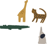 Set-obteženih-plavalnih-pripomočkov-za-potapljanje-Liewood-Dion-Diving-toys - All-together / Sandy