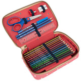 PF023199_Otroška-enoprostorna-trda-polna-šolska-peresnica-Pencil-Box-Filled-Jeune-Premier - Vichy-Love-BLUE