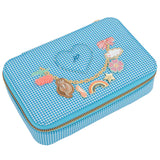 PF023199_Otroška-enoprostorna-trda-polna-šolska-peresnica-Pencil-Box-Filled-Jeune-Premier - Vichy-Love-BLUE