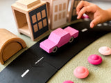 Lesen igralni avtomobilček Rumen Waytoplay Back & Forth Car - Pink