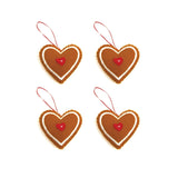 Okraski za božično novoletno jelko Oskar&ellen Christmas Ornaments - Gingerbread hearts