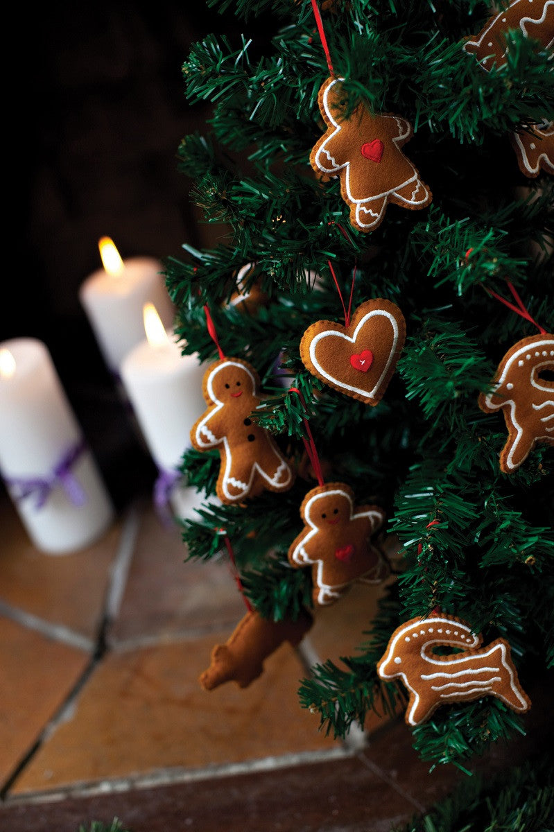 Okraski za božično novoletno jelko Oskar&ellen Christmas Ornaments - Gingerbread hearts