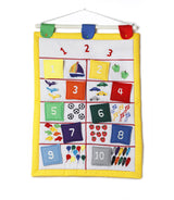 Didaktična mehka tabla Števila Oskar&ellen - Learn to Count Wall Hanging