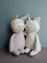 Mehka igrača Velika prijateljica Zajčica Fabelab Big Buddy - Mauve Bunny