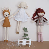 Otroška mehka igrača zimska pravljična lutka Fabelab Doll - Winter Fairy