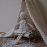Otroška mehka igrača zimska pravljična lutka Fabelab Doll - Winter Fairy