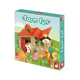 Družabna igra potipaj in ugani Zabava na kmetiji Janod Board Game Fun Farm
