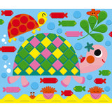 Kreativni set za ustvarjanje mozaičnih živali z nalepkami Janod Mosaics Animals