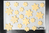 Model za piškote snežinke Lékué Snow Cookies Cutter