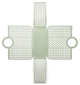 Velika otroška mrežasta košara za plažo Liewood Large Children’s Beach Bag Bloom Basket - Dusty mint