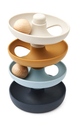 Aktivnostna steza z žogico za sestavljanje Maya Ball Tower - Sea Blue Multi Mix