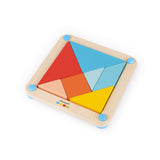 Lesena didaktična igra Janod Essentiel Tangram
