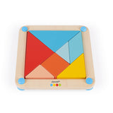 Lesena didaktična igra Janod Essentiel Tangram
