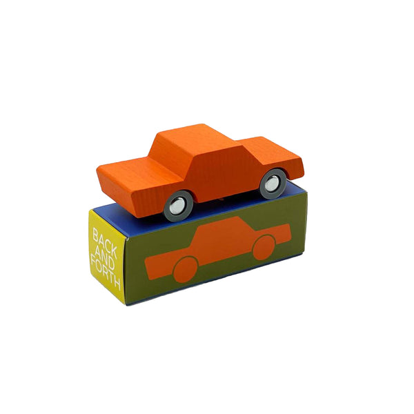 Lesen igralni avtomobilček Waytoplay Back & Forth Car - Orange