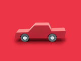 Lesen igralni avtomobilček Waytoplay Back & Forth Car - Red