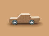 Lesen igralni avtomobilček Waytoplay Back & Forth Car - Woody