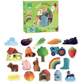 Leseni otroški magneti Kmetija Vilac - 20 kom