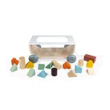 Lesen voziček s kockami Janod Sweet Cocoon Cart With Blocks