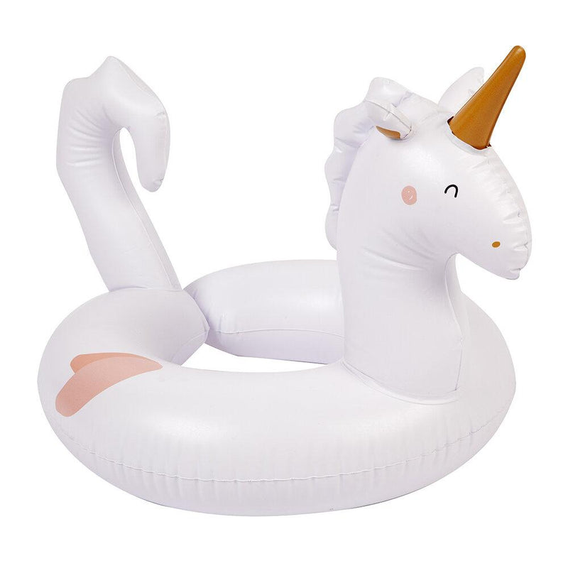 Napihljiv otroški plavalni obroč Sunnylife Mini Float Ring - Seahorse Unicorn
