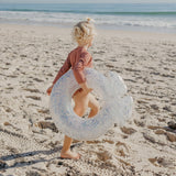 Napihljiv otroški plavalni obroč Sunnylife Mini Float Ring - Shell