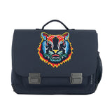 Otroška-šolska-torba-Classic-Midi-Jeune-Premier - Tiger-Navy
