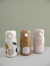 Otroška-steklenička-iz-nerjavečega-jekla-Medvedek-Fabelab-Kids-Water bottle-Bear - Ochre
