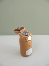Otroška-steklenička-iz-nerjavečega-jekla-Medvedek-Fabelab-Kids-Water bottle-Bear - Ochre