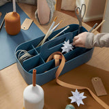 Otroški prenosni namizni organizator Liewood Hope Storage Caddy Organizer - Whale Blue