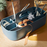 Otroški prenosni namizni organizator Liewood Hope Storage Caddy Organizer - Whale Blue