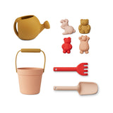 Otroški-silikonski-set-za-na-plažo-in-vrt-Liewood-Florence-Beach & Garden Set - Classic-rose-Mix