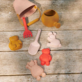 Otroški-silikonski-set-za-na-plažo-in-vrt-Liewood-Florence-Beach & Garden Set - Classic-rose-Mix