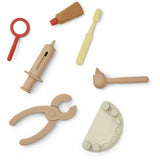 Otroški silikonski zobozdravniški igralni set Liewood Frank dentist play set - Rose Multi Mix