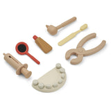 Otroški silikonski zobozdravniški igralni set Liewood Frank dentist play set - Rose Multi Mix