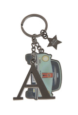 Otroški obesek za ključe Jeune Premier Keychain Letter Black Nickle - Monte Carlo
