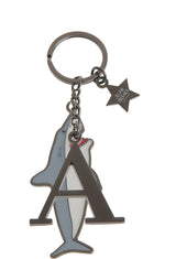 Otroški obesek za ključe Jeune Premier Keychain Letter Black Nickle - Sharkie