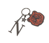 Otroški obesek za ključe Jeune Premier Keychain Letter Black Nickle - Tiger Twins