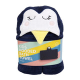 Otroška kopalna brisača s kapuco Sunnylife Kids Hooded Bath Towel - Penguin