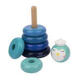 Lesena natikanka Sunnylife Stacking Toy - Penguin