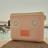 Hladilna torba z zvočniki za plažo Sunnylife Beach Cooler Box Sounds - Powder Pink