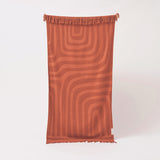 Velika-kopalna-brisača-Sunnylife-Luxe-Terry-Towel - Terracotta