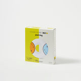 Dvostranski napihljiv plavalni obroč za vodo Sunnylife Pool Ring - Smiley 50th Birthday