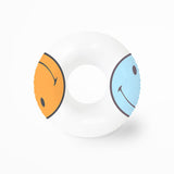 Dvostranski napihljiv plavalni obroč za vodo Sunnylife Pool Ring - Smiley 50th Birthday