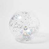 Otroska-napihljiva-zoga-za-vodo-Sunnylife-Inflatable-Beach-Ball-Glitter-Holographic
