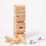 Lesena-druzabna-igra-s-flomastri-za-personalizacijo-Sunnylife-Colour-In-Jumbling-Tower-Set-Majorelle