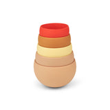 Silikonska-natikanka-za-igro-z-vodo-Liewood-Eik-Stacking-Cups-Bath-Toy - Rose-Multi-Mix