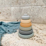 Silikonska natikanka Liewood Dag Stacking Tower - Blue Multi Mix