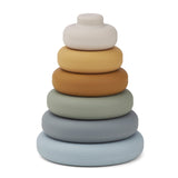 Silikonska natikanka Liewood Dag Stacking Tower - Blue Multi Mix