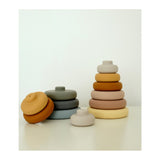 Silikonska natikanka Liewood Dag Stacking Tower - Blue Multi Mix