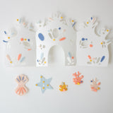 Ustvarjalni komplet za izdelavo Koralnega gradu Fabelab Mini Makers - Coral Castle Kit