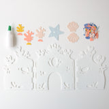 Ustvarjalni komplet za izdelavo Koralnega gradu Fabelab Mini Makers - Coral Castle Kit